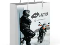 Фирменные бумажные пакеты с полноцветной печатью, фотография 4