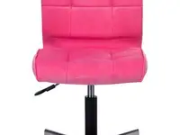 Кресло бюрократ ch-330m/velv36 розовый velvet 36 крестовина металл