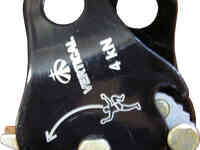 Зажим страховочный вертикаль капля сталь