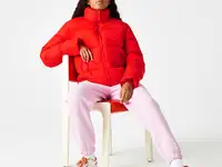 Женская складная стеганая куртка lacoste