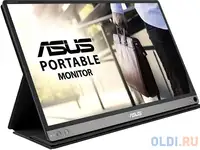 Монитор 15.6" asus mb16ap silver+black ips, 1920x1080, 5ms, 220 cd/m2, 800:1,