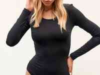 Базовый боди с длинным рукавом