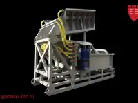 СКРУББЕР БУТАРА B135, Мобильная установка, троммель, пром прибор, барабанная мойка от производителя, фотография 3