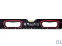 Уровень алюминиевый, усиленный, фрезерованный, 3 глазка, 2 комп. рукоятки, 600 мм//