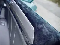 Черная самоклеящаяся алькантара, фотография 2