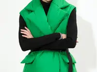 Жилет с поясом vassa&co