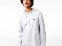 Мужская футболка из хлопка lacoste с капюшоном