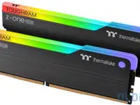 16gb thermaltake ddr4 4400 dimm toughram z-one rgb black gaming memory