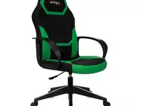 Кресло компьютерное brabix alpha gm-018 черный/зеленый