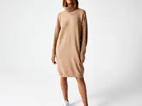 Женское платье lacoste loose fit с длинным рукавом