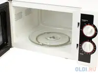 Микроволновая печь bbk 23mws-928m/w/ru, соло, 23л, мех. управление, 900вт, белый/черный