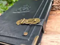 Гримуар из кожи на заказ, кожаная книга желаний, блокнот ручной работы, фотография 8