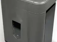 Шредер heleos ап23-5 серый/серебристый с автоподачей (секр.p-5) фрагменты 145лист. 23лтр. скрепки