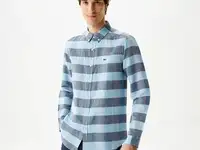 Мужская рубашка lacoste slim fit