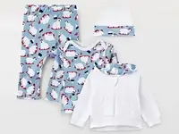 Толстовка, лонгслив, брюки и шапочка backary