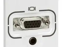 Розетка legrand mosaic hd15 + jack 3,5 78774