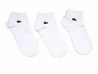 Комплект спортивных низких носков lacoste 3 шт.  unisex