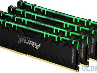 Оперативная память для компьютера kingston fury renegade black rgb dimm 128gb