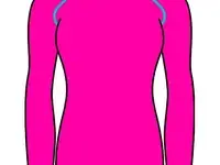 Термокофта mico women long sleeve round neck magenta