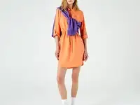 Женское платье lacoste loose fit на молнии