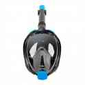 Маска подводная полнолицевая sargan галактика премиум черная/синяя/черная, фотография 7