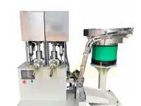 Полуавтоматический дозатор для фасовки в картуши пластиковые тубы с функцией впрыска азота и ориентатором крышек, фотография 2