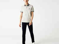 Мужские классические брюки - чинос lacoste slim fit из хлопка