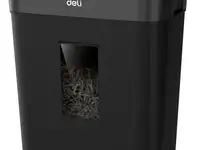 Шредер deli et023 черный (секр.p-4) фрагменты 8лист. 15лтр.