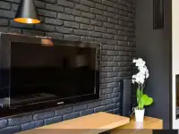 Декоративные гипсовые кирпичи с установкой, фотография 6