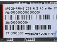 Ssd накопитель netac n930e pro 512 gb pci-e 3.0 x4