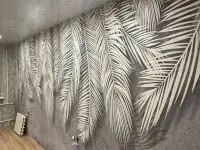 Поклейка обоев, декоративная штукатурка, фотография 8