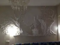 Художественное оформление помещений, барельефы,рельефные панно,объёмные картины, скульптура,роспись стен., фотография 4