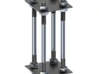 Анкерные фундаментные болты, блоки, шайбы, плиты, пластины, фотография 5