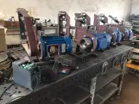 Гриндер ленточно-шлифовальный с частотным преобразователем 1.5 кВт, фотография 7