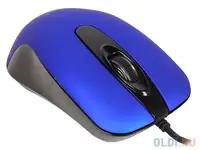 Мышь gembird mop-400-b, usb, темно-синий, бесшумный клик, soft-touch, 2кн., 1000dpi, блистер