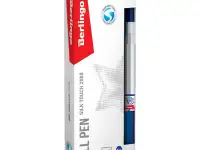 Ручка шариковая Berlingo Silk Touch 2000 cиняя 0,7 игольч стержень, фотография 2