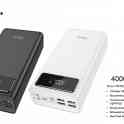 Продам внешний аккумулятор PowerBank + быстрая зарядка + 4USB, Hoco J65A 40000 mAh