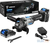 Углошлифовальная машина deko dkag20 рез.шпин.:m14 d=125мм