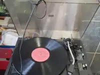 Продам проигрыватель с колонками и пластинками радиотехник в рабочем состоянии цена 100т.т., фотография 3