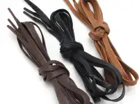 Шнурки и шнуры   Шнурки вощенные хб, фотография 3