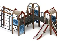 Городок (алтай) - дик 2.01.3.02-04 - игровой комплекс h=1200