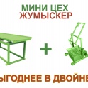 Мини цех производства брусчатки, поребриков, кирпичей (Жумыскер)
