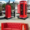 Красные телефонные будки из Англии, фотография 1