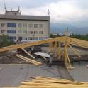 Ремонт кровли крыши профнастилом жестка кровля в Алматы
