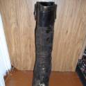 Сапоги осенние женские кожзам р.38 БУ