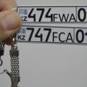 Гос.номер авто в виде брелока, фотография 1