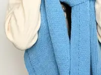 Шарф из фактурной пряжи, фотография 1