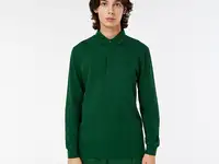 Мужское поло lacoste с длинными рукавами