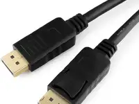 Кабель displayport 5м gembird cc-dp2-5m круглый черный
