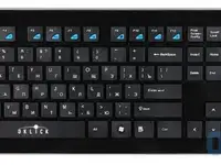 Клавиатура беспроводная oklick 870s usb + bluetooth черный